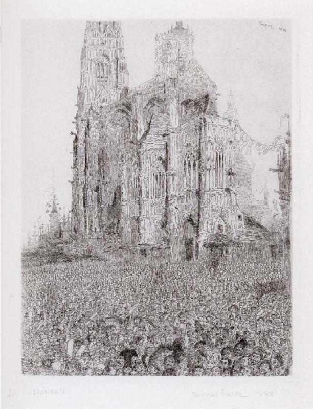 James Ensor The Cathedral oil painting picture